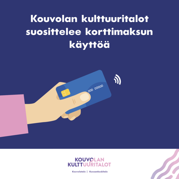 Kuvassa käsi, jossa on maksukortti
