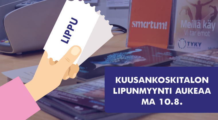 Käsi, jossa on konserttilippuja.