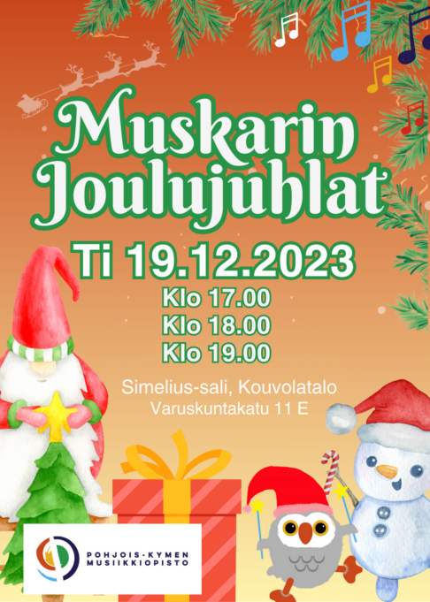 PKMO:n muskareiden joulujuhlat